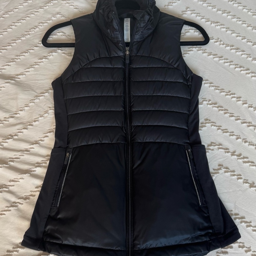 Lululemon Athletica Black Quilted Vest